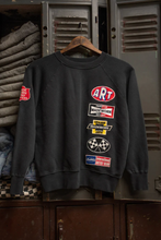 Load image into Gallery viewer, MADEWORN ARTS CLUB SHRUNKEN SWEATSHIRT IN COAL
