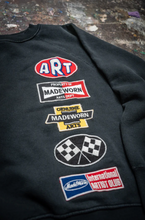 Load image into Gallery viewer, MADEWORN ARTS CLUB SHRUNKEN SWEATSHIRT IN COAL