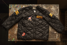 Load image into Gallery viewer, MADEWORN ROLLING STONES LINER JACKET IN BLACK