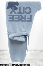 Load image into Gallery viewer, FREE CITY UNISEX LARGE SWEATPANT - BLUE ICE