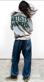 FREECITY ARTISTS WANTED HEATHERYUMM BLEACHOUT raglan - heather SURPLUS