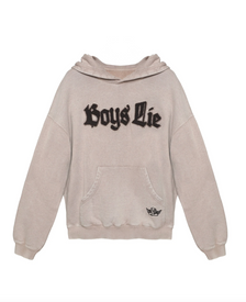 BOYS LIE ROCKER RACER HOODIE IN TAUPE
