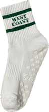 Load image into Gallery viewer, SINGER22 Exclusive Healing Heels East Coast West Coast Socks WHITE/GREEN