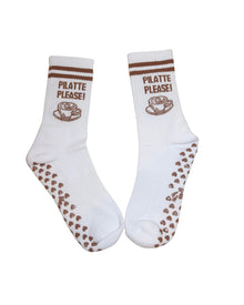 SINGER22 Exclusive Healing Heels Pilatte Please Grip Socks in w