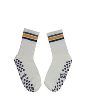 Load image into Gallery viewer, SINGER22 Exclusive Healing Heels The Harley Striped Pilates Socks