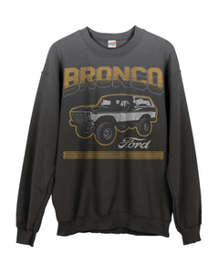 SINGER22 EXCLUSIVE JUNKFOOD  UNISEX BRONCO POWERED BY FORD FLEA MARKET FLEECE SWEATSHIRT