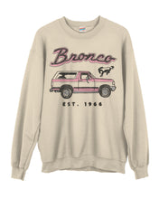 Load image into Gallery viewer, JUNK FOOD UNISEX 1966 BRONCO POWERED BY FORD FLEA MARKET FLEECE CREW SWEATSHIRT IN SAND