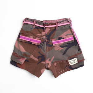 Riley Vintage Hot Pink Camo Shorts PREORDER SHIPS IN 2 WEEKS