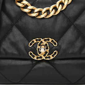 Chanel 19 Flap Bag Quilted Leather Medium Lambskin