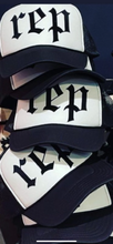 Load image into Gallery viewer, Limited Edition KARMA, REP and LOVER Trucker Hats Exclusively AT SINGER22