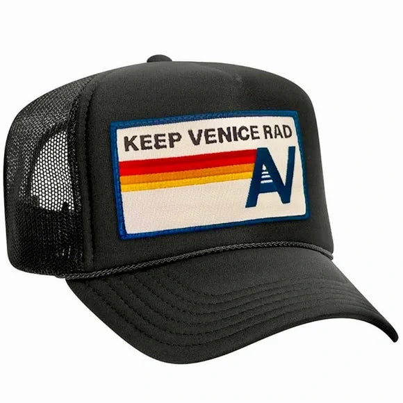 AVIATOR NATION KEEP MALIBU / VENICE RAD VINTAGE TRUCKER HAT  display picture 1