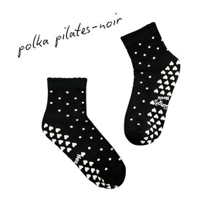 SINGER22 Exclusive Healing Heels Polka Pilates Noir Socks preorder ships October 10th