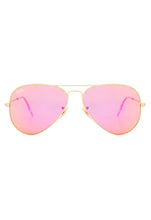 Load image into Gallery viewer, Ray-Ban Aviator Large Metal Sunglasses 58mm in Fuschia Mirror