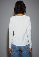 Load image into Gallery viewer, Nation Ltd Blair Ultra Deep V Long Sleeve Tee