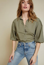 Load image into Gallery viewer, Nation Ltd Raquel Balloon Sleeve Button Down