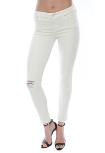 MOTHER Looker Ankle Fray Skinny Jean