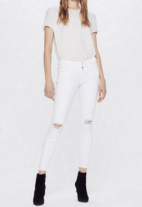 MOTHER Looker Ankle Fray Skinny Jean