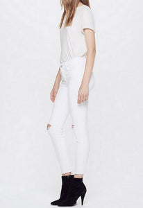 MOTHER Looker Ankle Fray Skinny Jean