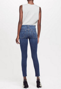 MOTHER The Looker Ankle Fray Skinny Jean