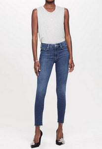 MOTHER The Looker Ankle Fray Skinny Jean