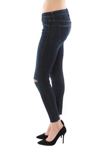 MOTHER The Looker Ankle Fray Skinny Jean