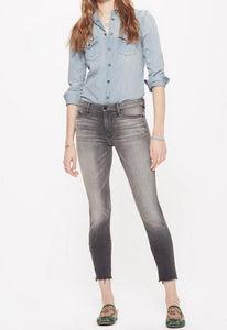 MOTHER The Looker Ankle Fray Skinny Jean