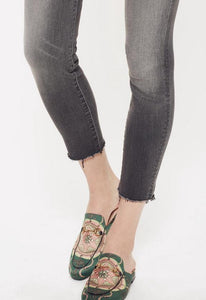 MOTHER The Looker Ankle Fray Skinny Jean