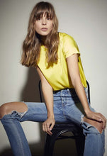 Load image into Gallery viewer, Nation Ltd Marie Sateen Boxy Crop Tee