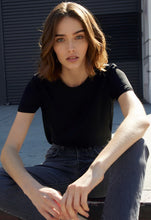 Load image into Gallery viewer, Nation Ltd Marie Sateen Boxy Crop Tee