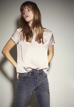 Load image into Gallery viewer, Nation Ltd Marie Sateen Boxy Crop Tee