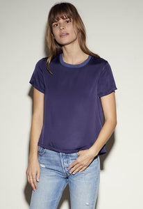 Nation Ltd Marie Sateen Boxy Crop Tee