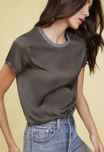 Load image into Gallery viewer, Nation Ltd Marie Sateen Boxy Crop Tee