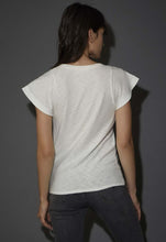 Load image into Gallery viewer, Nation Ltd Poppy Flutter Sleeve Tee