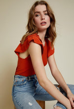 Load image into Gallery viewer, Nation Ltd Francine Ruffle Tee