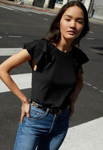 Load image into Gallery viewer, Nation Ltd Francine Ruffle Tee