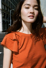 Load image into Gallery viewer, Nation Ltd Francine Ruffle Tee