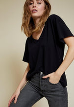 Load image into Gallery viewer, Nation Ltd Nina Vintage Fit V Neck Tee