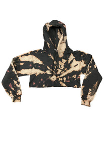 SINGER22 Exclusive Crop Tie Dye Hoodie