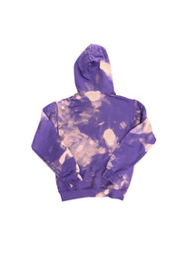 SINGER22 Exclusive OOAK22  Bleached Purple Hoodie