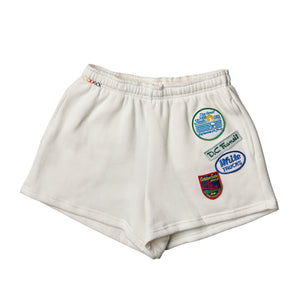 RILEY VINTAGE ALL PATCHED UP SHORTS ships in 2 weeks
