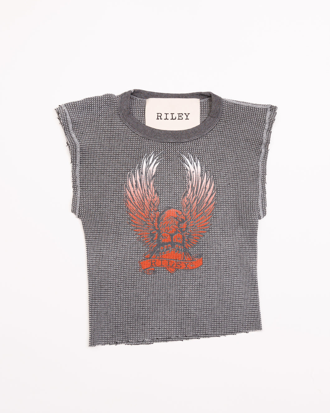 RILEY VINTAGE Riley Forever Charcoal Sleeveless Thermal ships in 2 weeks