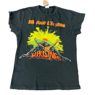 Madeworn Bob Marley & The Wailers Uprising Unisex Crew Tee In Coal