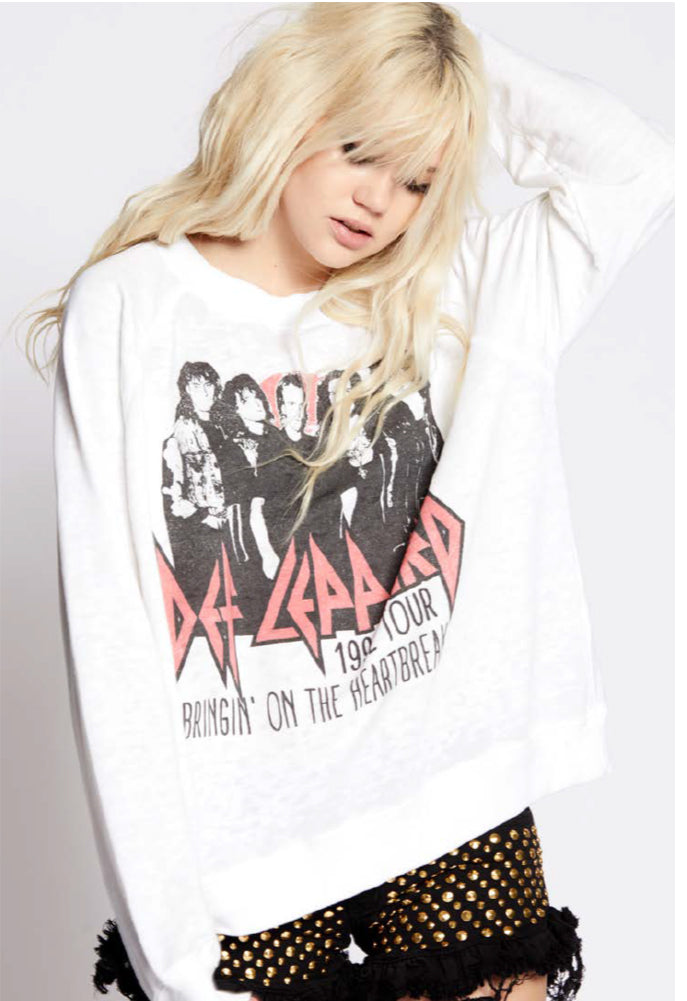 Recycled Karma Def Leppard 1982 Sweatshirt