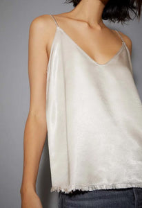 Nation Ltd Aya Hammered Satin V Back Cami