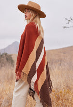 Load image into Gallery viewer, Minnie Rose Cashmere Fringe Ruana