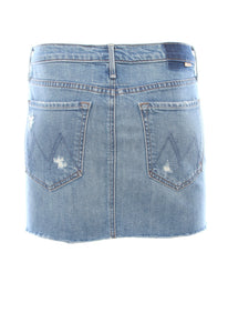 MOTHER The Vagabond Mini Fray Skirt