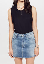 Load image into Gallery viewer, MOTHER The Vagabond Mini Fray Skirt