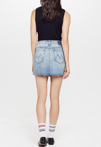 MOTHER The Vagabond Mini Fray Skirt