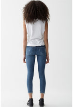 Load image into Gallery viewer, AGOLDESophie Crop Jean With Chewed Hem and Waistband