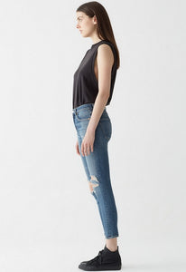 AGOLDE Sophie High Rise Skinny Crop